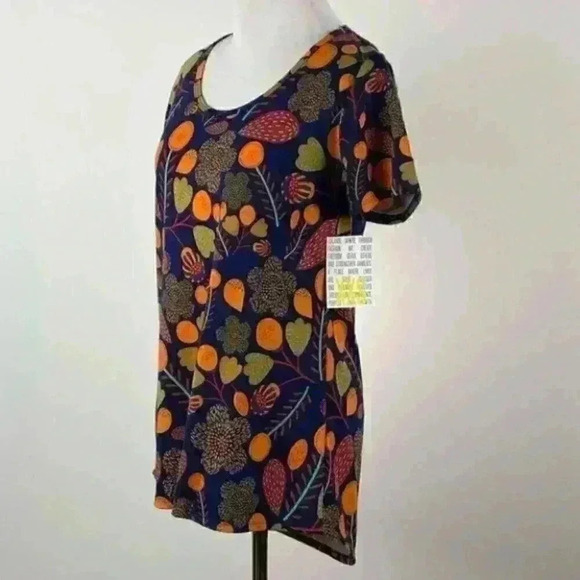 New Lularoe Classic T top Sz XXS 00-0 tunic floral - Picture 6 of 11